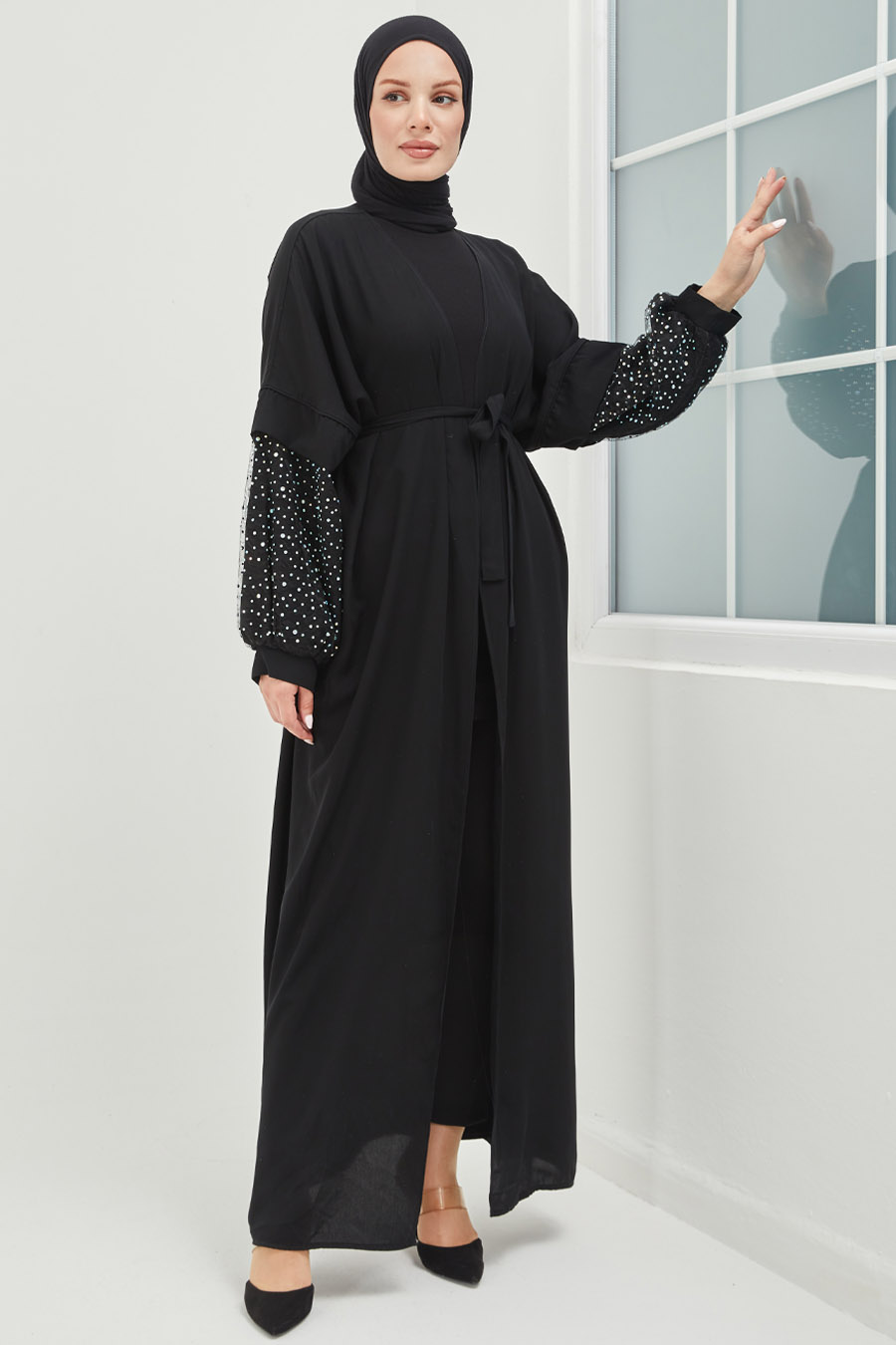 Tesettür Abaya - Siyah Tesettür Abaya - Siyah