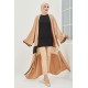 Tesettür Abaya - Krem Tesettür Abaya - Krem