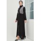 Tesettür Abaya - Gül Kurusu Tesettür Abaya - Gül Kurusu