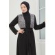 Tesettür Abaya - Gül Kurusu Tesettür Abaya - Gül Kurusu