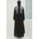 Tesettür Abaya - Gül Kurusu Tesettür Abaya - Gül Kurusu