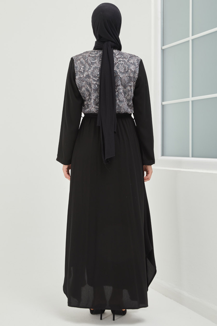 Tesettür Abaya - Gül Kurusu Tesettür Abaya - Gül Kurusu