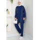Pantolon Tunik İkili Tesettür Takım - İNDİGO Pantolon Tunik İkili Tesettür Takım - İNDİGO
