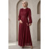 CLARED RED EVENING DRESS