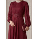 CLARED RED EVENING DRESS