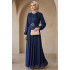 NAVY BLUE EVENING DRESS