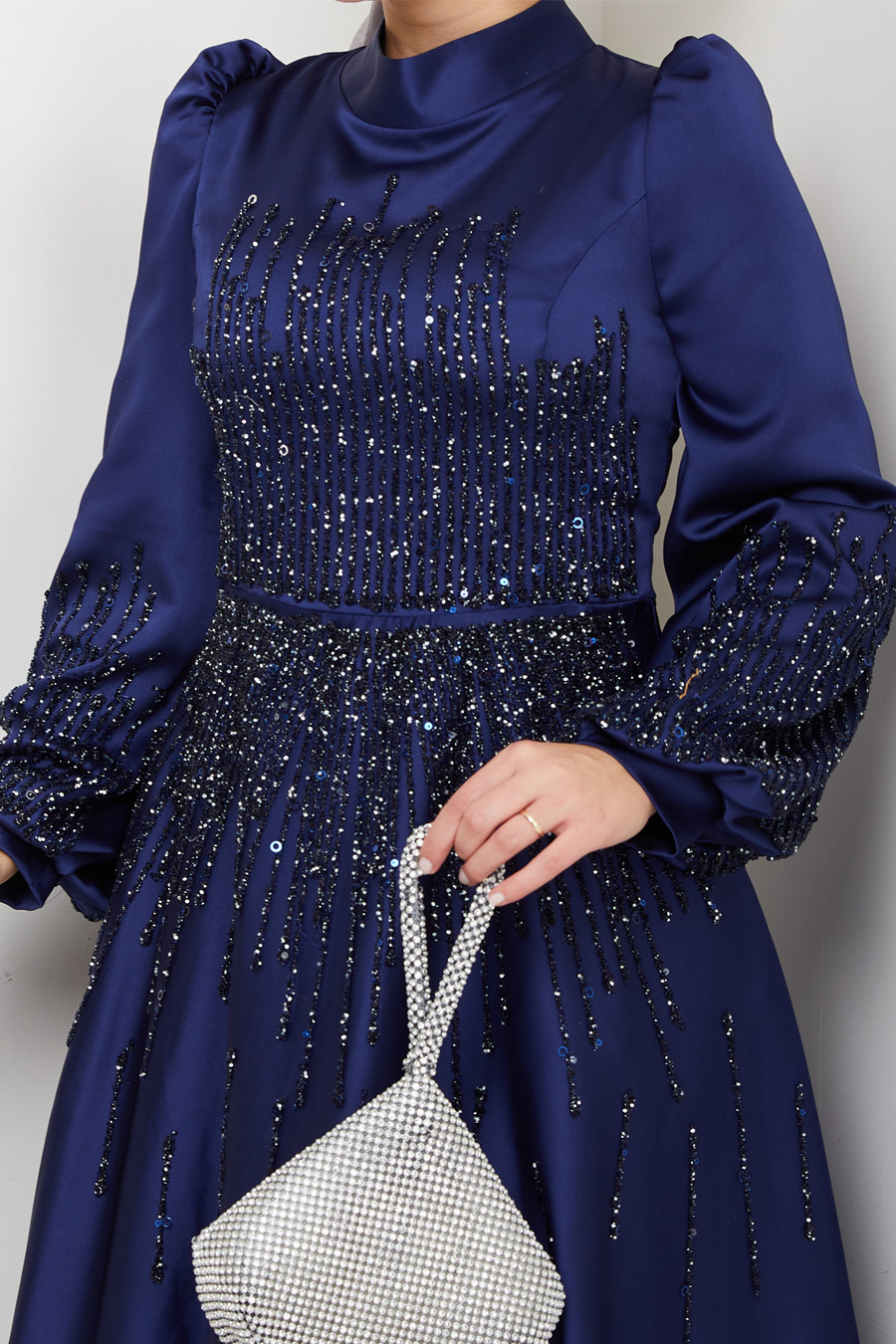 Evenıng Dress - NAVY BLUE