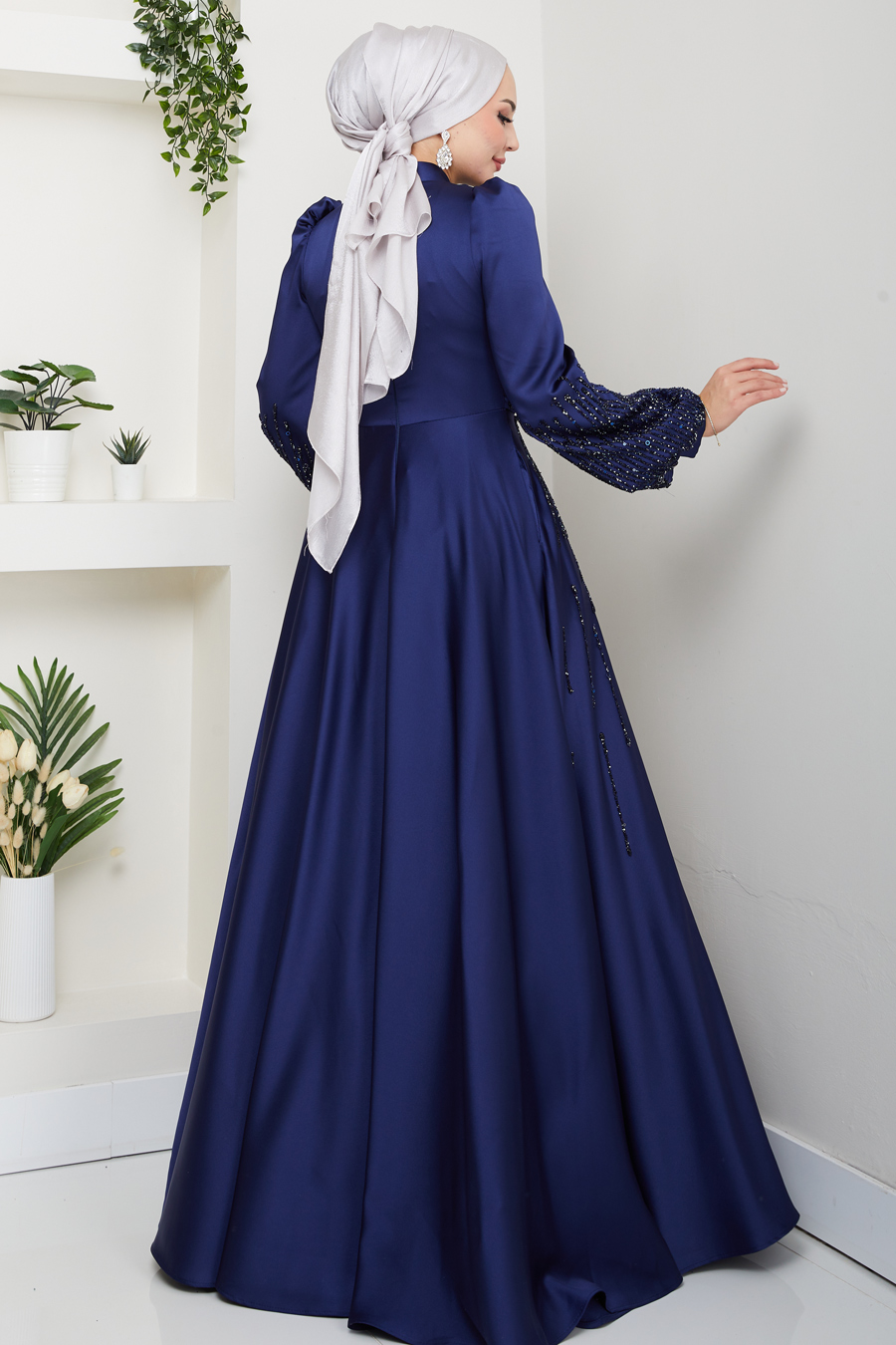 Evenıng Dress - NAVY BLUE
