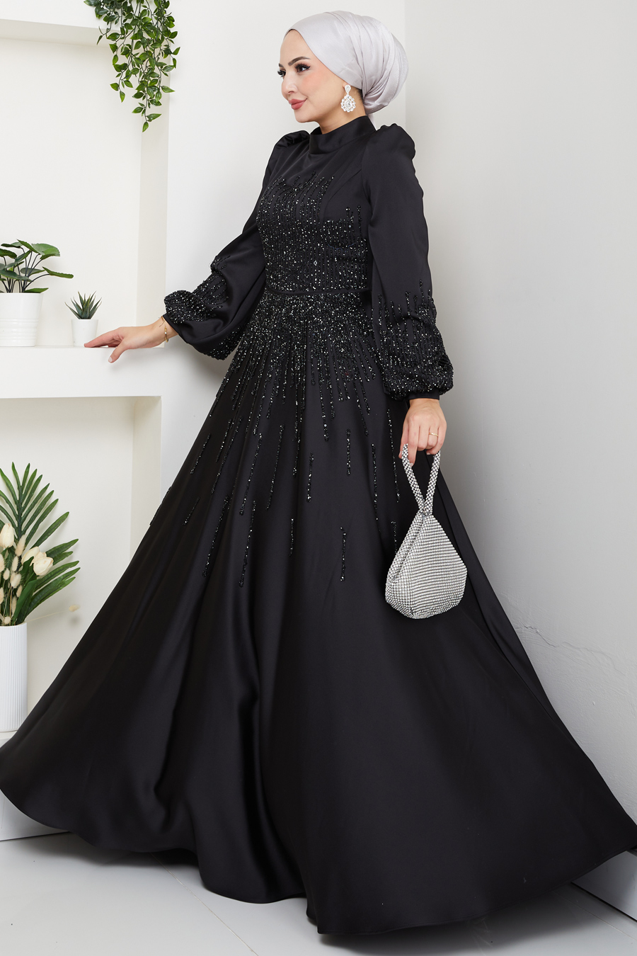 Evenıng Dress - BLACK