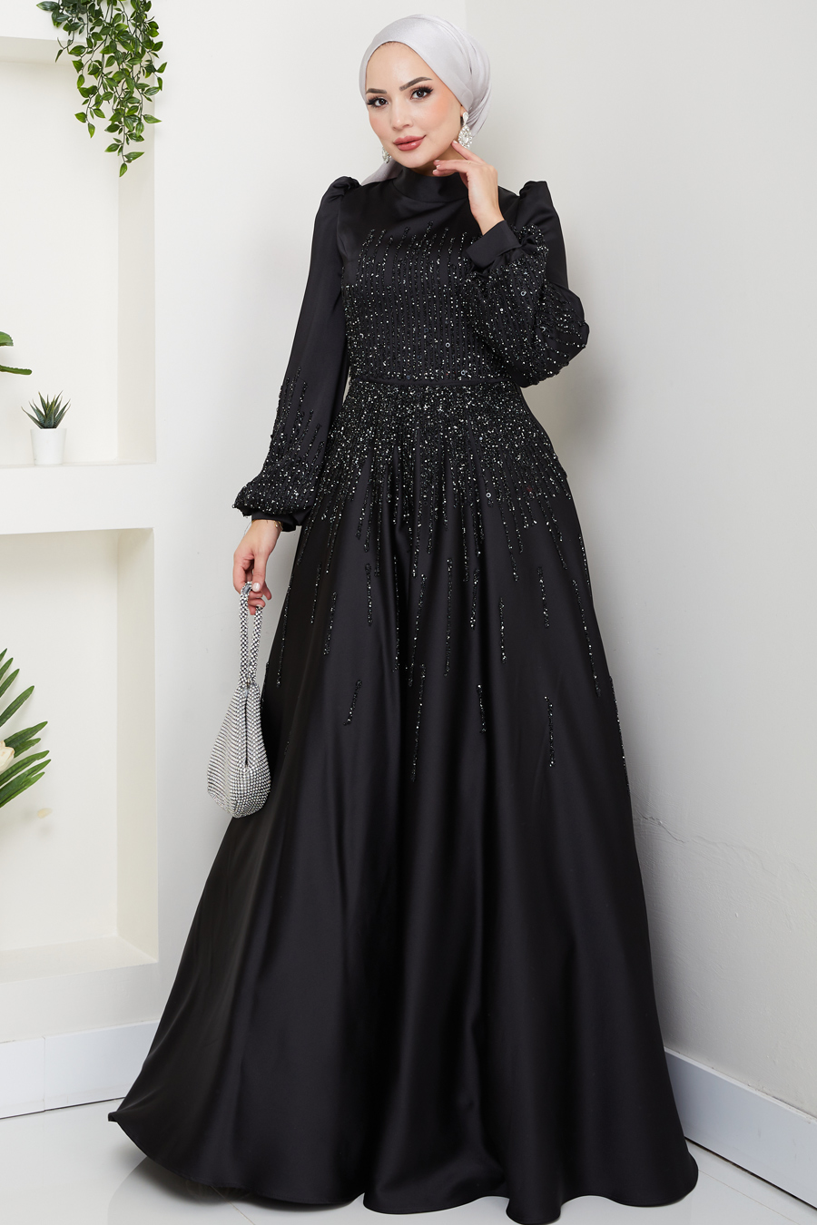 Evenıng Dress - BLACK