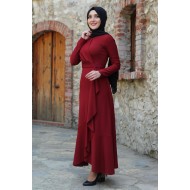 Claret Red Dress