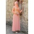 Evening Dress - Salmon Color