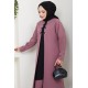 Bağlama Detaylı İkili Tesettür Takım - Gül Kurusu