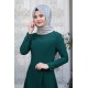 Sümay Moda - İnci Elbise - Yeşil