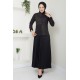 Tunic and Skirt Suit - Black