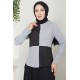 Tunic and Skirt Suit - Grey