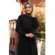 Önden Bağlamalı Tulum - Siyah