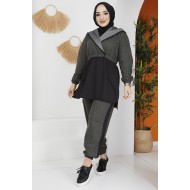 Tunic and Pant Suit - Anthracıte