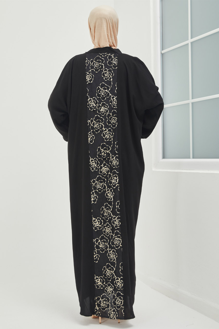 Tesettür Abaya - Siyah