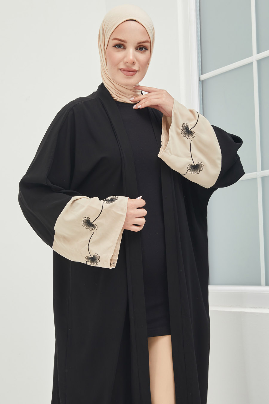 Tesettür Abaya - Siyah Tesettür Abaya - Siyah