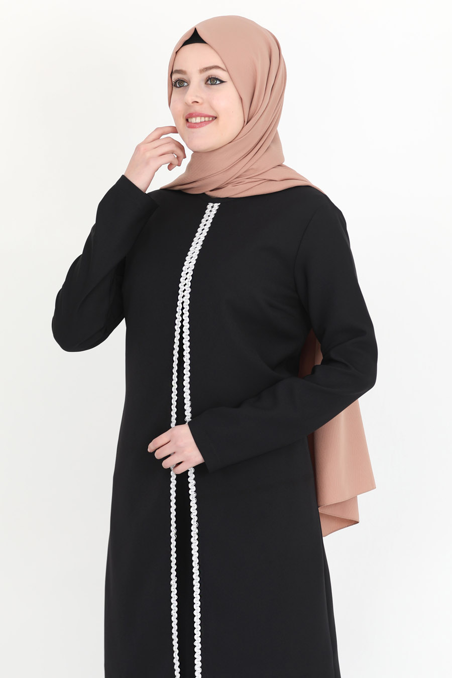 Tunic and Pant Suit - Black