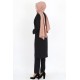 Tunic and Pant Suit - Black