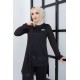 Tunic and Pant Suit - Black