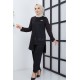 Tunic and Pant Suit - Black