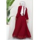 Evenıng Dress - Claret Red