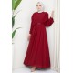 Evenıng Dress - Claret Red