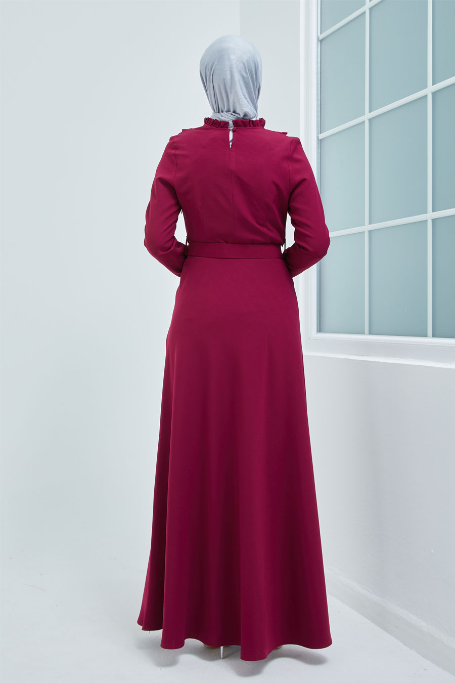 Dress - Claret Red