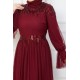 EVENING DRESS- CLARED RED 