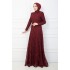 EVENING DRESS- CLARED RED 