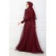 EVENING DRESS- CLARED RED 