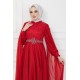Evenıng Dress -Claret Red