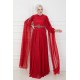 Evenıng Dress -Claret Red