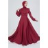 Evening Dress - Claret red