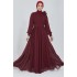 Evenıng Dress - Claret Red