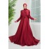 Evenıng Dress -  Claret Red