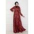 Dress - Claret Red