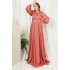 Dress - CORAL COLOR 