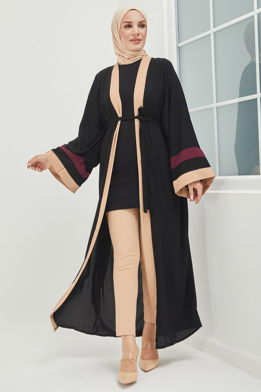 FUSCHIA ABAYA 