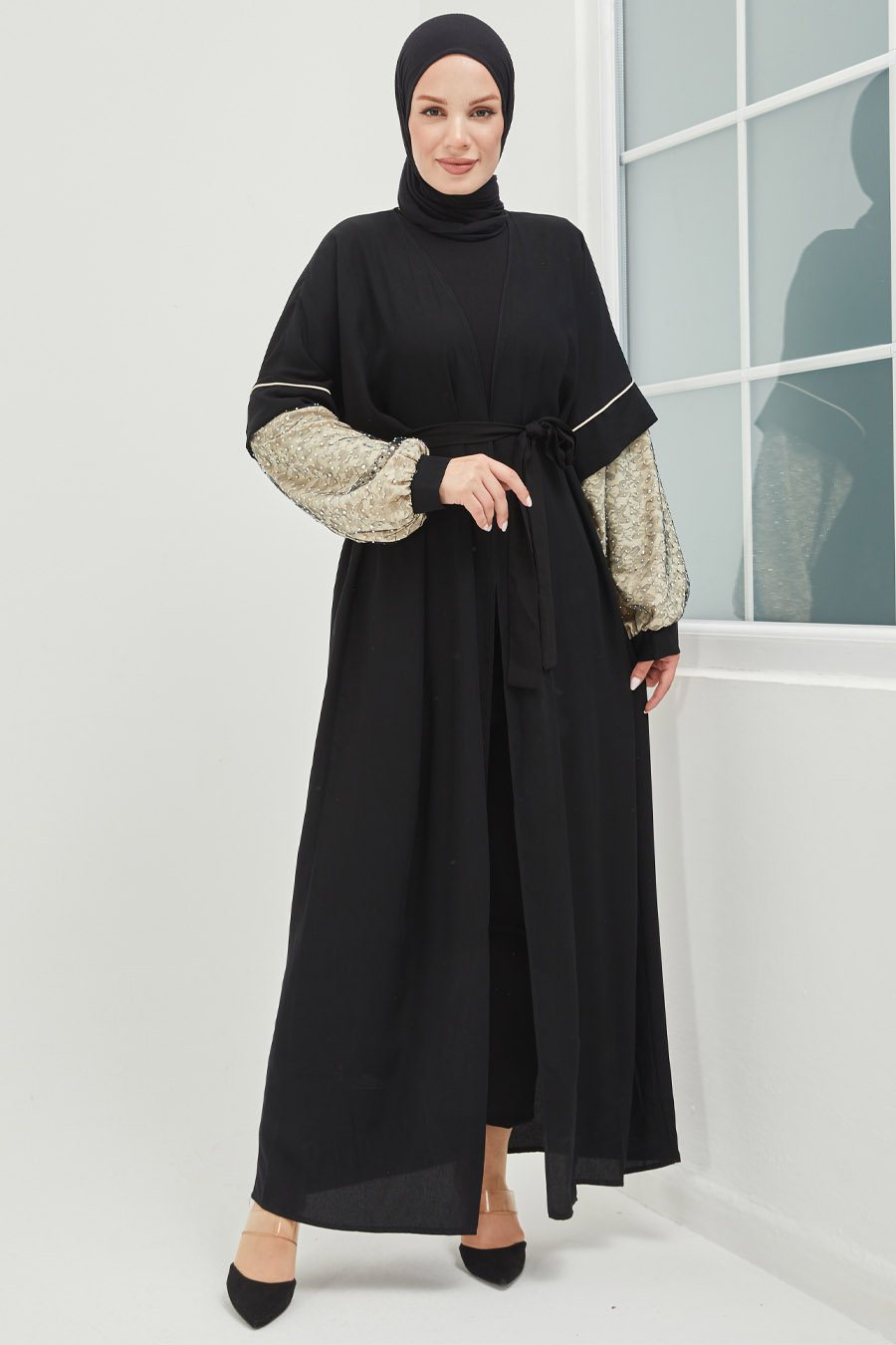 Tesettür Abaya - Gold Tesettür Abaya - Gold