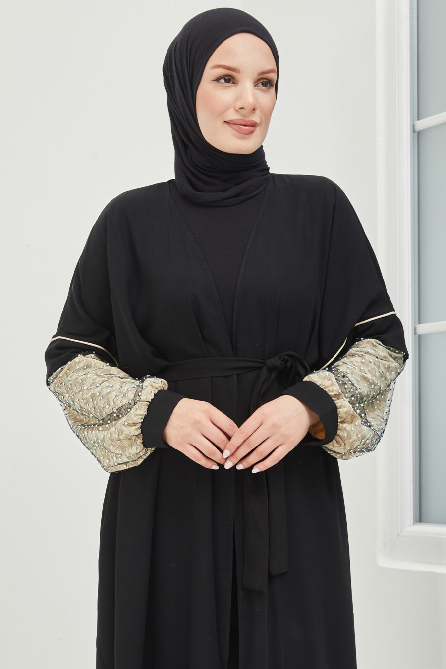 Tesettür Abaya - Gold