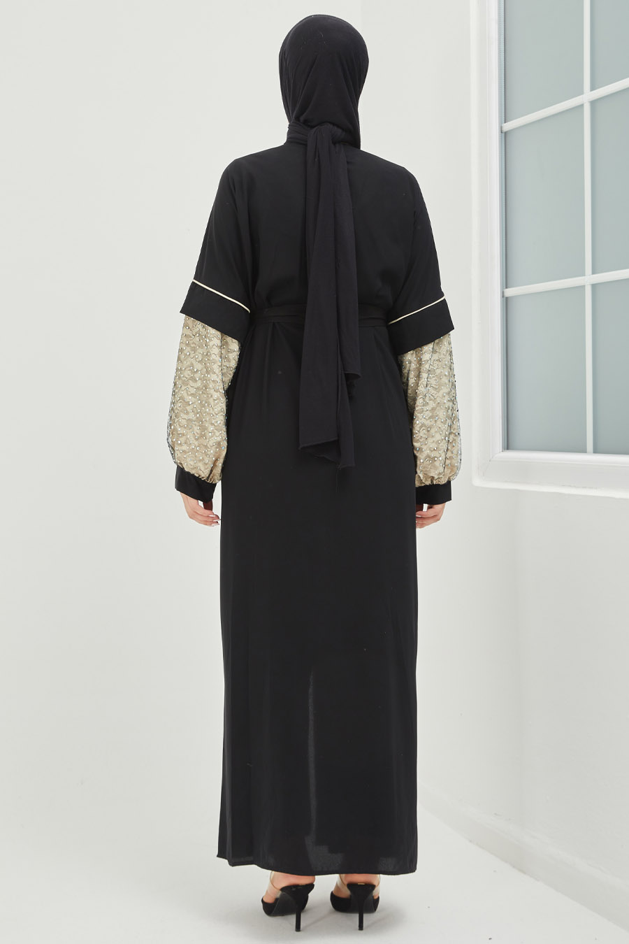 Tesettür Abaya - Gold