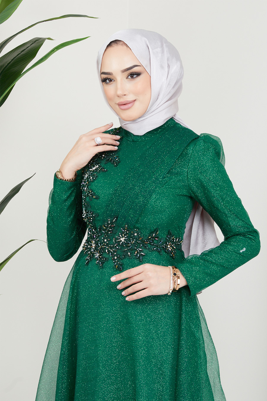 Evenıng Dress - Green