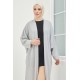 Tesettür Abaya - Gri