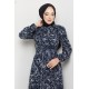 Patterned Dress - GREY 