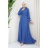 Evening Dress - Indigo Color