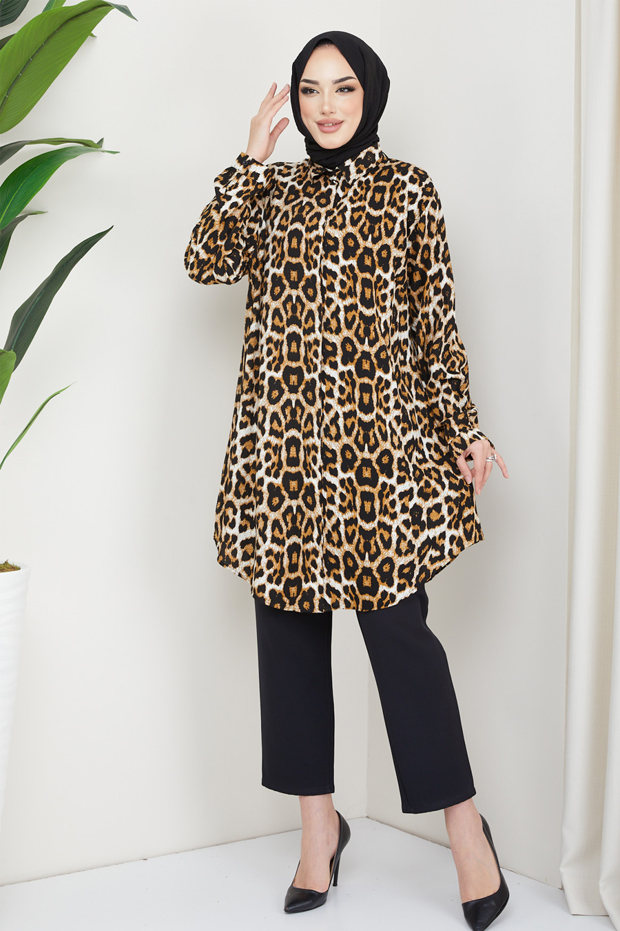 LEOPAR DESENLİ TUNİK LEOPAR DESENLİ TUNİK